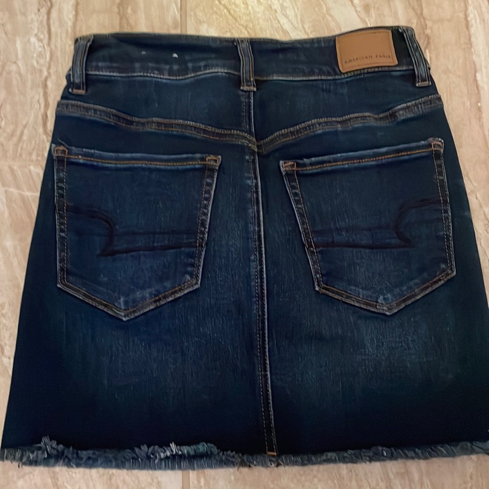 American Eagle Dark Wash Skirt